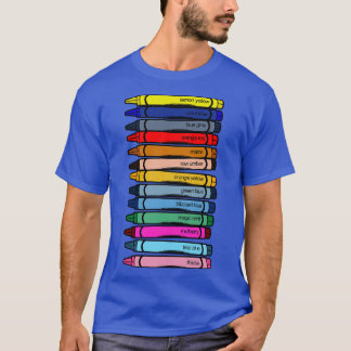 Defunct Wax Pastel Kleuren T-shirt
