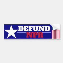 Defund NPR (IMHO)-Bumpersticker Bumpersticker