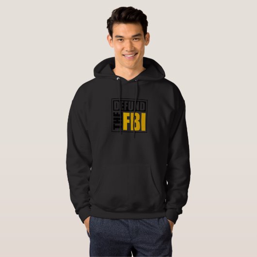 Defund the FBI  1 Hoodie (Voorkant volledig)