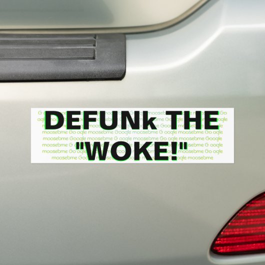 DEFUNk DE "WAKE!" Bumpersticker (Op auto)