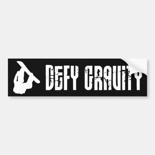 Defy Grasive Bumpersticker (Voorkant)