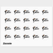 Defy Gravity Ronde Sticker (Vel)