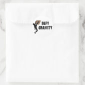 Defy Gravity Ronde Sticker (Tas)