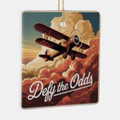 Defy The Odds Keramisch Ornament (Rechts)