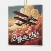 Defy The Odds Keramisch Ornament (Links)