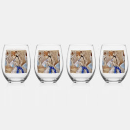 Dega’s Dancer With Blue Ribbon Wijnglas Zonder Voet