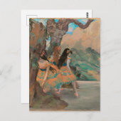 Degas - Ballet Dancers, 1877, Briefkaart (Voorkant / Achterkant)