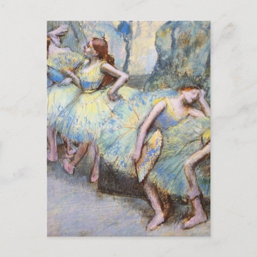Degas Ballet Danser Kunst Dansers Schilderen Briefkaart (Voorkant)