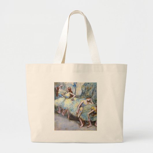 Degas Ballet Danser Kunst Dansers Schilderen Grote Tote Bag (Voorkant)