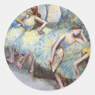 Degas Ballet Danser Kunst Dansers Schilderen Ronde Sticker