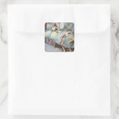 Degas Ballet Danser Kunst Dansers Schilderen Vierkante Sticker (Tas)