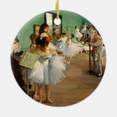 Degas Ballet Elegantie Kunst Ornament (Achterkant)