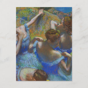 Degas Blauwe Danseressen Pastel Fijne Kunst Meeste Briefkaart