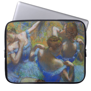 Degas Blauwe Dansers Pastel Fijne Kunst Meesterwer Laptop Sleeve