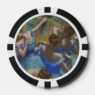 Degas Blauwe Dansers Pastel Kunst Meesterwerk Poker Chips