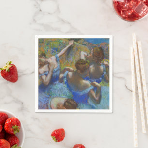 Degas Blauwe Dansers Pastel Kunst Meesterwerk Servet
