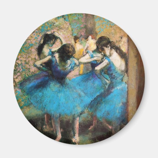 Degas Blue Dancers Magneet (Voorkant)