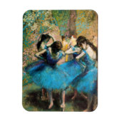 Degas Blue Dancers Magnet (Vertical)