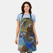 Degas Blue Dancers Pastel Fine Art Masterpiece Schort (Gedragen)