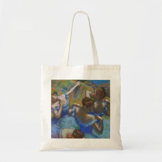 Degas Blue Dancers Pastel Fine Art Masterpiece Tote Bag (Voorkant)