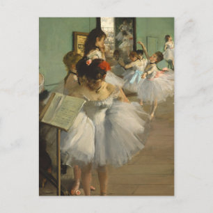 Degas Dance Class Ballet Dansers Ballerina Art Briefkaart