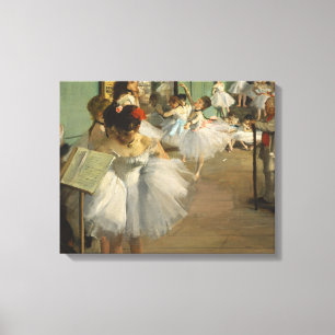 Degas Dance Class Ballet Dansers Ballerina Art Canvas Afdruk
