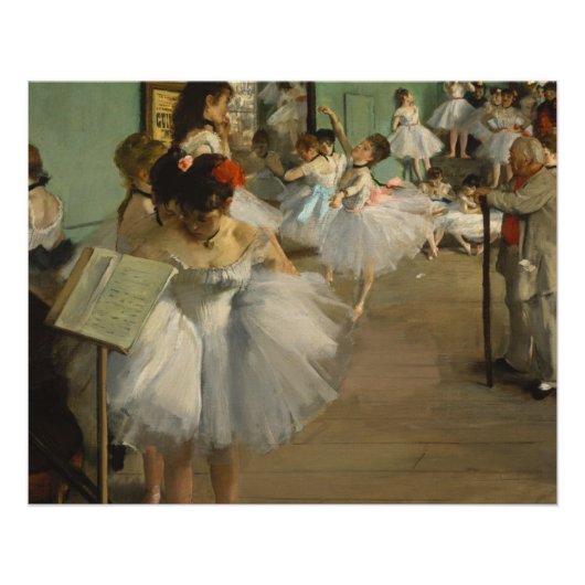 Degas Dance Class Ballet Dansers Ballerina Art Perfect Poster (Voorkant)