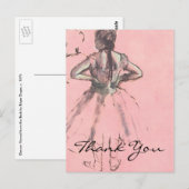Degas' Dancer Uit de achterkant bekeken Briefkaart (Voorkant / Achterkant)