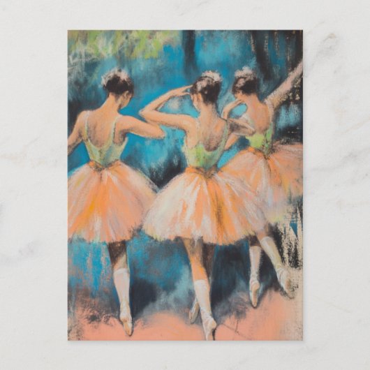Degas Dancers Carte postale Vintage (Devant)