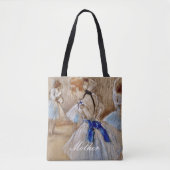 Degas danser met blauw lint draagtas (Voorkant)