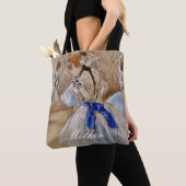 Degas danser met blauw lint draagtas (Dichtbij)