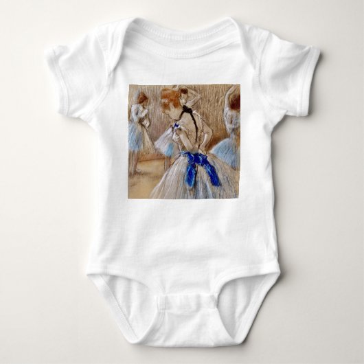 Degas danser met blauw lint romper (Voorkant)