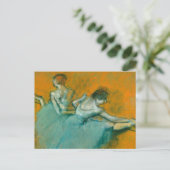 Degas Dansers bij het Bar Ballet Briefkaart (Staand voorkant)