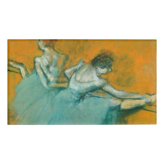 Degas Dansers bij het Bar Ballet Naambadge (Voorkant)