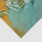 Degas Dansers bij het Bar Ballet Tissuepapier (Detail)