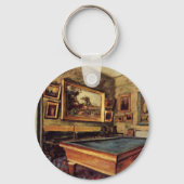 Degas - De Billiard Room Sleutelhanger (Voorkant)