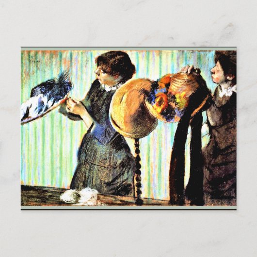 Degas - De Kleine Milliners Briefkaart (Voorkant)