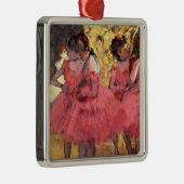 Degas - De Roze Danseressen Metalen Ornament (Rechts)