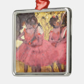 Degas - De Roze Danseressen Metalen Ornament (Links)