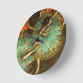 Degas Green Dancer Ballet Impressionist Ronde Klok (Hoek)