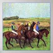 Degas' Horses Poster (Voorkant)
