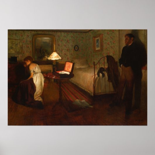 Degas - Interieur Poster (Voorkant)