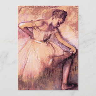 Degas Pink Ballerina Kaart