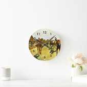 Degas: Renpaarden voor de tribunes Ronde Klok (Huis)