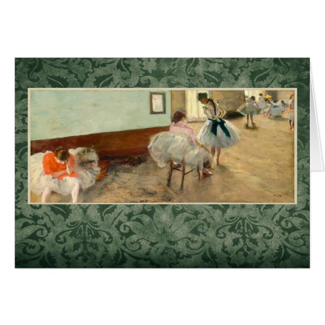 Degas "The Dance Lesson" (Voorkant Horizontaal)