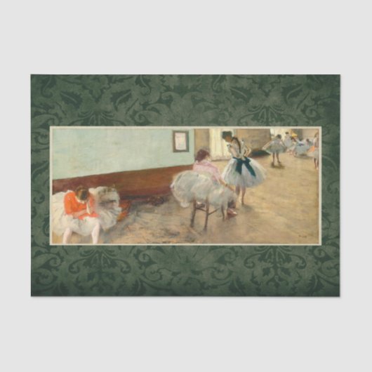 Degas "The Dance Lesson" Tissuepapier (Voorkant)