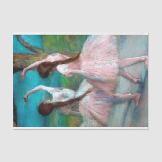 Degas Two Ballerinas Tissue Paper Tissuepapier (Voorkant)