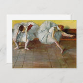 Degas Two Ballet Dancers Briefkaart (Voorkant / Achterkant)