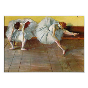 Degas Two Ballet Dancers Foto afdrukken Afdruk