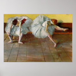 Degas Two Ballet Dancers Poster